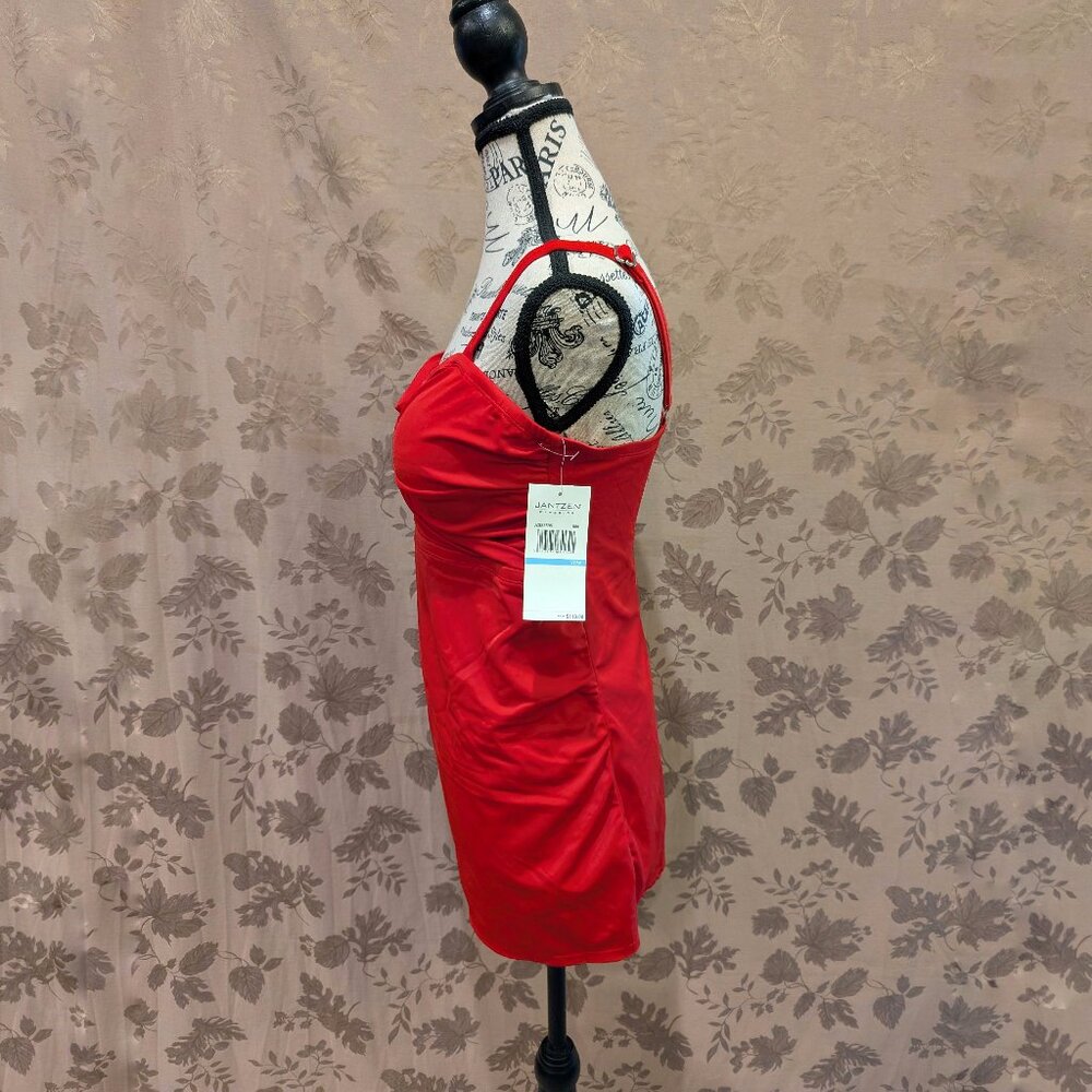 Jantzen Classics Tummy Control Skirted One Piece Swimsuit Size 20W New With Tags - Picture 3 of 9